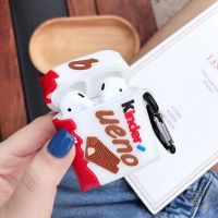 ◑☑✶ For Apple AirPods 1 2 3 Bluetooth Case Headset Hot Kinder Bueno Sandwich Chocolate Soft Silicon Wireless Earphone Charging Cover