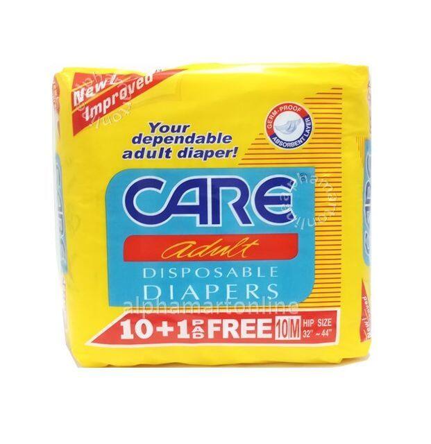 Care Adult Disposable Diaper Medium 10 pads | Lazada PH