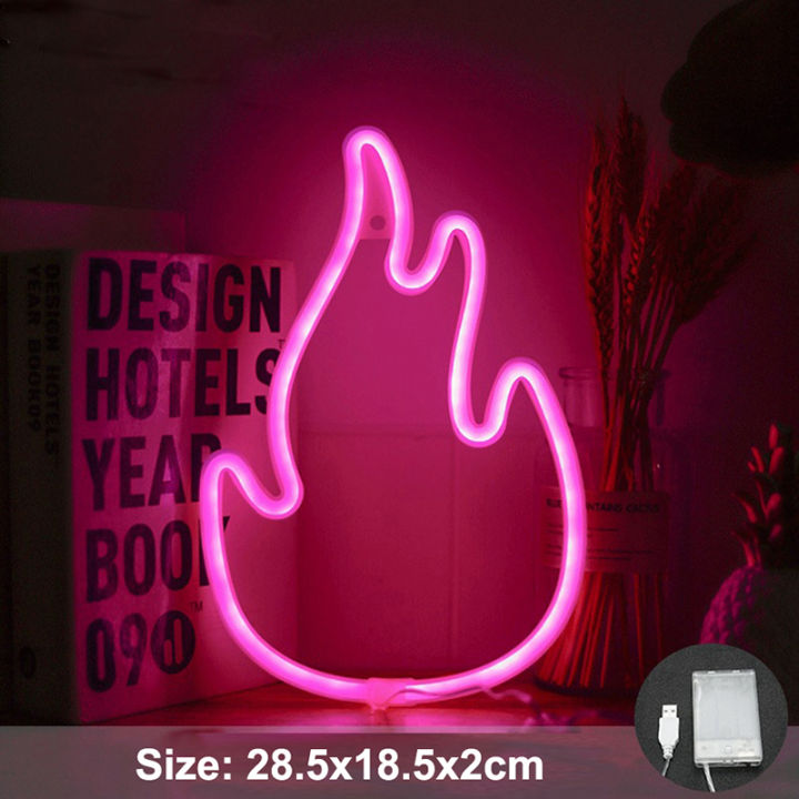 flame-fire-sign-neon-light-led-decoration-wall-hanging-lamp-nightlight-ornaments-for-live-room-home-store-birthday-party-gift