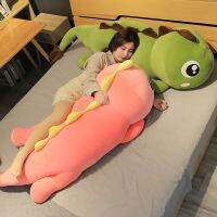 60-150CM Big Size Long Lovely Dinosaur Plush Toy Soft Cartoon Animal Dinosaur Stuffed Doll Pillow for Kids Birthday Gift