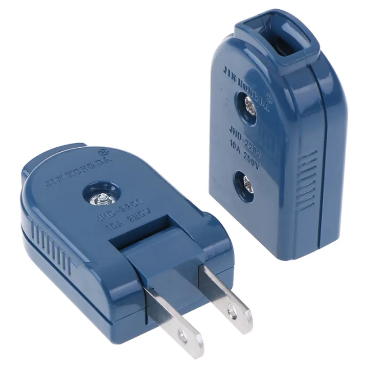 US American Plug 2 Pin Adjustable Male Power Plug Female Socket Outlet