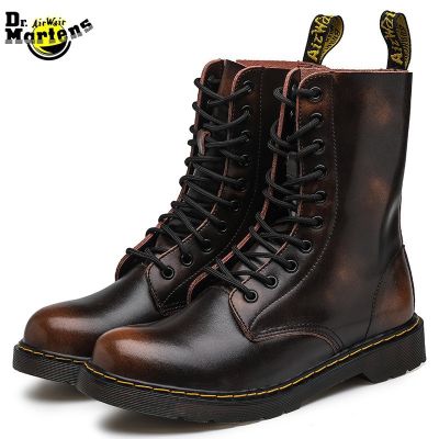 COD【high Quality】shoes Original Dr.Martens Unisex Martin Boots Plus Size 35-47 Genuine Leather Ankle Boots Men S High Top Motorcycle Boots