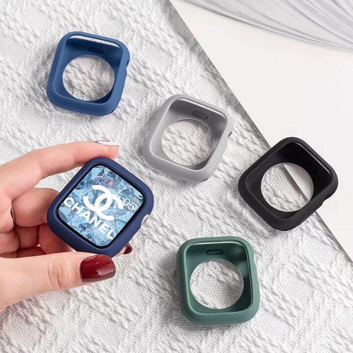 พร้อมส่ง-case-watch-7-se-6-5-4-3-2-1-silicon-เคส-สําหรับ-watch-7-6-5-4-3-2-1-เคส-smartwatch-38-40-41-42-44-45mm