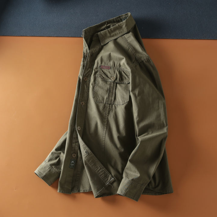 ygtofเสื้อ6xl-เสื้อเชิ้ตลำลอง5xl-สำหรับผู้ชาย-ใหม่เสื้อคอตตอนทหาร2020เสื้อผ้าแบรนด์เนมเสื้อลำลองสำหรับผู้ชาย