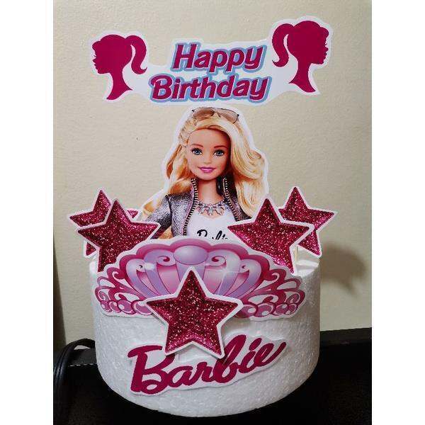 Topo de Bolo Barbie – LOON Party Boutique