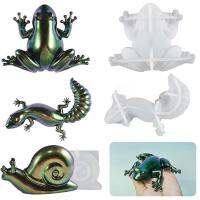 3D กบ Lizard อีพ็อกซี่เรซิ่นซิลิโคนแม่พิมพ์ Hippocapu DIY Handmade Home Art ตกแต่งเครื่องประดับ Plaster Mould