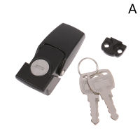 Mmlco High Quality Cabinet Black Coated Metal Hasp Latch DK604 Security Toggle Lock With Two Keys