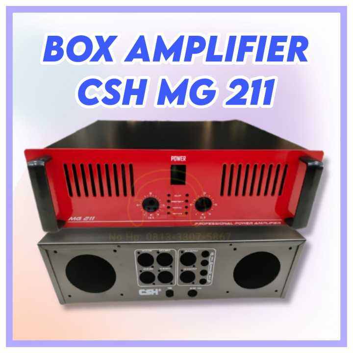 BOX POWER AMPLIFIER CSH MG 211 MERAH box ampli CSH MG211 Lazada Indonesia