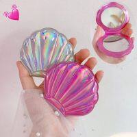 New Portable Mini Pocket Makeup Mirror with Comb for Women Cute Gift Girl Beauty Cosmetic Skin Care Tools Travel Accessories Mirrors