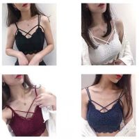 [HOT YUHIIIXWQQW 568] Tube Tops Women Sexy Tank Chest Padded Tank Tops Wearing Fitness Ladies Lace Underwear