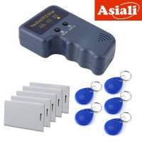 Asiali New 125KHz Handheld RFID ID Card Copier Reader Writer with 5 Writable Tags 5 Thick Cards