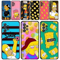 [On1ine 3C Digital} On1ine 3C Digital Simpsons Boy สำหรับ Samsung Galaxy A12 A52 A51 A71 A32ฝาครอบ A52s A53 A73 A72 A23 A31 A22 Silicon Funda