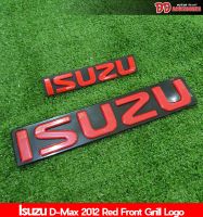 โลโก้ isuzu สีแดง ตัวใหญ่ ใส่ dmax mux Mu7  2003-2011 2012-2018 มีแยก เล็กใหญ่