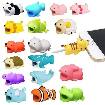 Cute Cartoon Animal Cable Protector/USB Android Cables Wire Prevent Breakage Protect/Cable Bite Phone Holder
