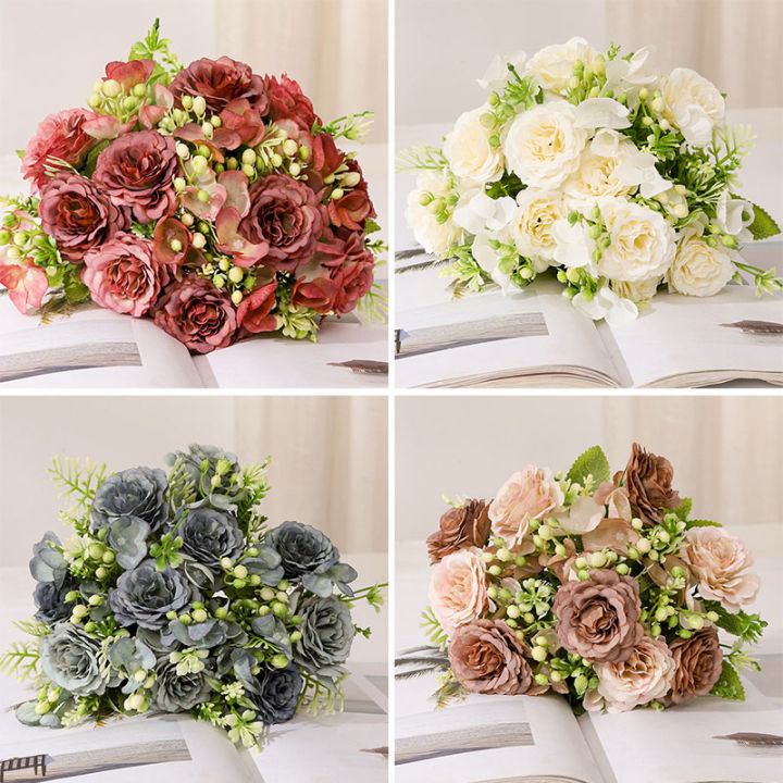 1pc-silk-flower-centerpiece-vintage-artificial-silk-flowers-autumn-peony-decoration-cuckoo-flower-wreath-christmas-floral-arrangements-wedding-flower-decoration-family-room-floral-decor-high-quality-s