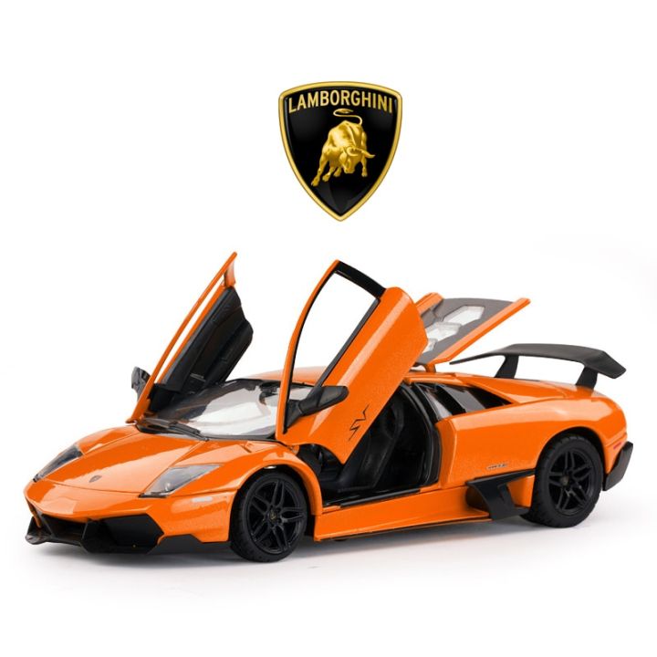 Lamborghini Murcielago LP670-4 Model Car 1:24 Scale Diecast Alloy  Collectible Die Cast Vehicles Hobby Toy Gift For Kids Adults 