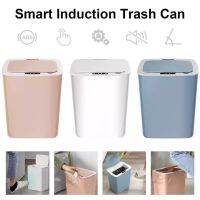 Inligent Smart Trash Can Automatic Sensor Dustbin USB Charging Sensor Electric Garbage Bin Kitchen Bathroom TrashBin with Lid