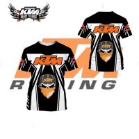 เสื้อยืดลาย KTM 3D แข่ง F1ทีม S-5XL พิมพ์ทั้งหมด