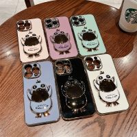 เคส ขาตั้งเป็ด สำรับรุ่น Vivo Y02 Y02S Y16 V25 Y21 Y21T T1X Y33S Y33T Y12A Y12S Y20 Y20S Y20I Y3S Y11 Y15 Y12 Y17นิ่มเคสสิชิโคนขอบตรงกันกล้อง