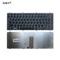 US New English Replace laptop keyboard For Lenovo Y470 Y470N Y470P Y471 Y471A Gray frame