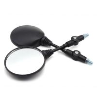 2Pcs Foldable Round 10MM Scooter Rear Mirror For KTM Mirror Motocross Accessories For Bike Rearview Motorcycle Mirrors