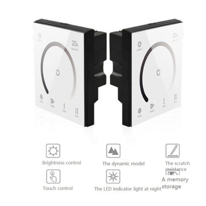 86-sty-touch-panel-switch-dc12v-24v-controller-light-dimmer-single-color-ct-rgb-rgbw-led-strip-wall-switch