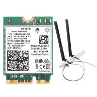 AX1675I WIFI Card+with 8DB Antenna WiFi 6E M.2 Key E CNVio 2 Tri Band 2.4G/5G/6Ghz Wireless Card PCB for Win 10