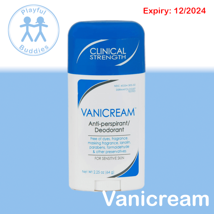 Vanicream AntiPerspirant Deodorant for Sensitive Skin 2.25 oz