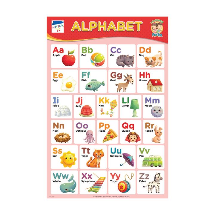 JOYTOY Alphabet Educational Poster | Lazada PH