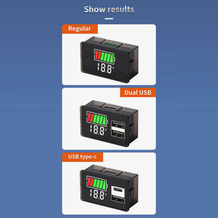 pcbfun-วัดแบตดิจิตอล-dc8-30v-เครื่องทดสอบแรงดันไฟฟ้า-usb-และจอแสดงผลแอลอีดีมาตรวัดเครื่องทดสอบแรงดันไฟฟ้าเครื่องวัดแรงดันไฟฟ้าแบบดิจิตอลของ