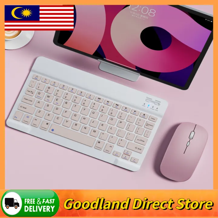 Wireless Keyboard and Mouse Set Combo Bluetooth Keyboard Rechargeable