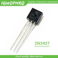 10pcs 2N5457 5457 TO-92 JFET N-Channel ทรานซิสเตอร์วัตถุประสงค์ทั่วไปใหม่เดิม