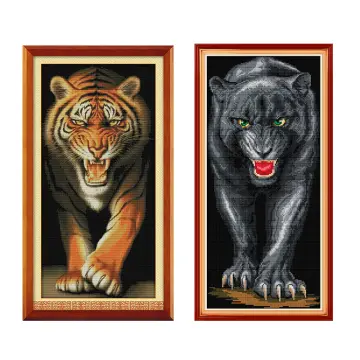 Animal Wild Tiger AB Diamond Painting Room Decor Diamond Art Tools