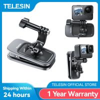 TELESIN 360° Rotation Magnetic Backpack Clip Clamp Mount for GoPro Hero 11 10 9 8 7 6 5 Insta360 DJI Action Camera Accessories