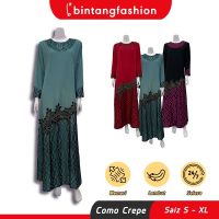 Bintang Fashion Jubah Muslimah ชุดเดรสแขนยาว,เดรสชุดเดรสแม็กซี่ S-XL