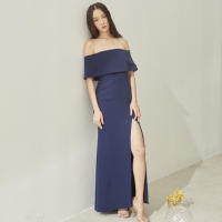 lookbookthesignature ariel light navy ชุดเดรสไปงาน