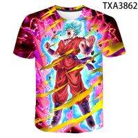 2023 newkids เสื้อผ้า เสื้อยืดเด็กผู้หญิง colothing ลำลองฤดูร้อนแขนสั้น TEE พิมพ์ Cool Tops goku ชากำหนดค่า...