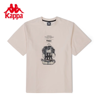 คอลเลกชัน Kappa Azzurro แขนสั้นคู่เสื้อยืดพิมพ์ลาย Athleisure แขนสั้น