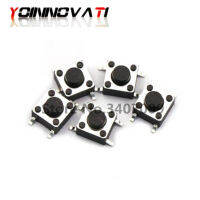 100ชิ้นล็อตปุ่ม SMD 6X6X4.3Mm 6*6*4.3Mm หัวพลาสติก Tact Switch Push Bottun Switch 4 Pin Micro Switch