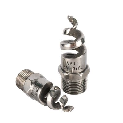 ；【‘； 316 Stainless Steel Spiral Jet Nozzle Industrial Spray Dust Remove Nozzle Male Thread Full Cone Spiral Nozzle For Garden 5 Pcs