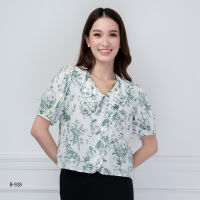 VERONIQA Blouse AM-B928 by AMILA โคโม่ปริ้นท์ แขนสั้น IGPU22-7