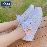 COD DSFRDGERGWR Summer limit Keds Sunnylife joint name white shoes fruit printed girl heart ins hand-painted shoes