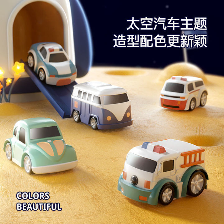 taotuk-เกมปริศนารถผจญอวกาศรถไฟของเล่นสำหรับเด็กผู้หญิงอายุ3ขวบ6ขวบลายรถไฟบูติกเล็กๆ