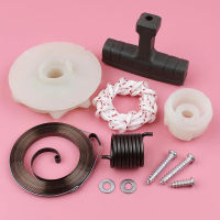 Recoil Starter Pulley Spring Kit สำหรับ Poulan P3314 P3818AV PP3816 PP4218AV Craftsman 530071881, 530071966 Air Filter Mount Screw