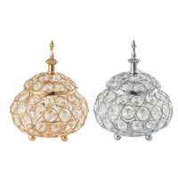 Crystal Candle Holder Candlesticks Candela Jewelry Box Wedding Centerpieces