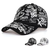 【Hot Sale】 Foreig n trade hot style letters g raffiti baseball cap sun hat mens summer students