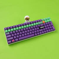 ระเหิด Eva 01 PBT Keycaps GMK Custom Cherry Profile Keycaps สำหรับคีย์บอร์ด DIY ปรับแต่งคีย์บอร์ด Keyap