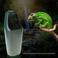 น้ำพุดื่มสัตว์เลื้อยคลานอัตโนมัติ Humidify Lizard Water Food Dispenser Terrarium Amphibian Habitat Water Output Feeding