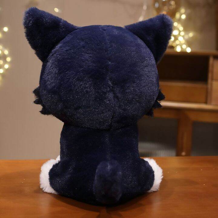 เกม-genshin-ผลกระทบของเล่นตุ๊กตา-scaramouche-แมว-plushie-ตุ๊กตารุ่นเก็บสีม่วงแมวนุ่มยัดไส้สัตว์เด็กของขวัญวันเกิด