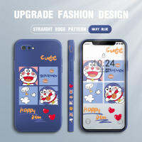 UCUC เคสโทรศัพท์เคสสำหรับ Realme C2เคสโทรศัพท์ใหม่การ์ตูนแมว Doraemon Anime ด้านข้างออกแบบเคสโทรศัพท์ขอบสี่เหลี่ยมรูปแบบ Liquid ปลอกซิลิโคนคลุมทั้งหมดกล้องเคสป้องกันทนแรงกระแทกเคสหญิง